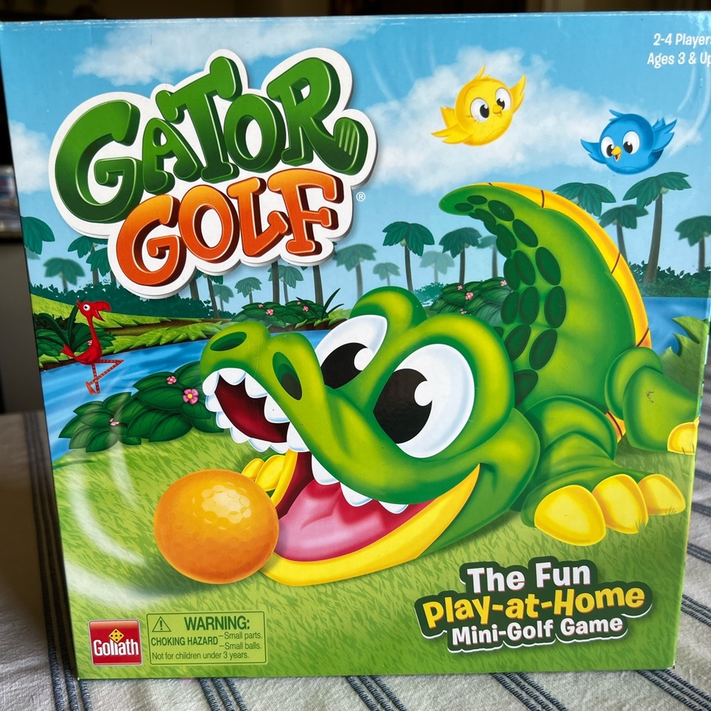 Gator Golf Kids Children’s Game Goliath Mini Golf Play At Home Missing Golf Club